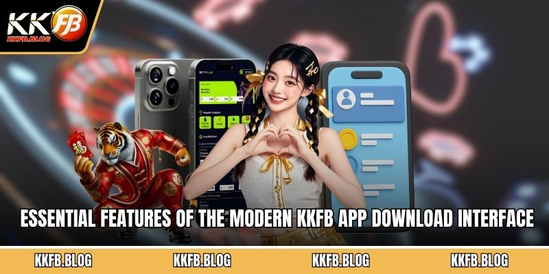 Essential features of the modern KKFB App download interface