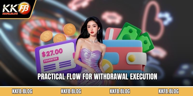 Practical flow for withdrawal execution
