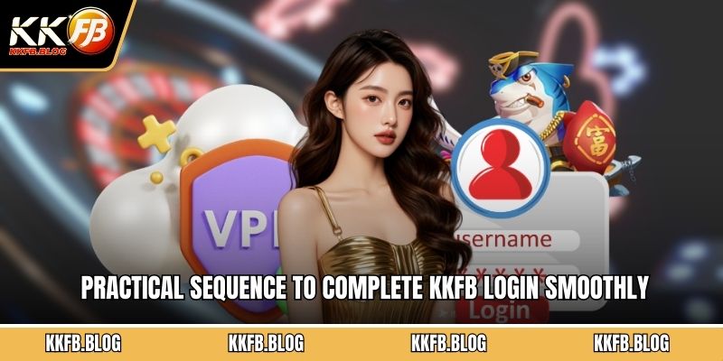 Practical sequence to complete KKFB login smoothly